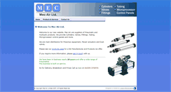 Desktop Screenshot of mecair.co.uk